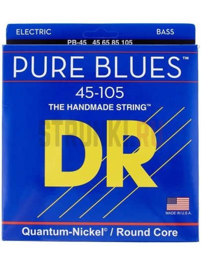 Струны для бас-гитары DR Pure Blues PB-45 45-105